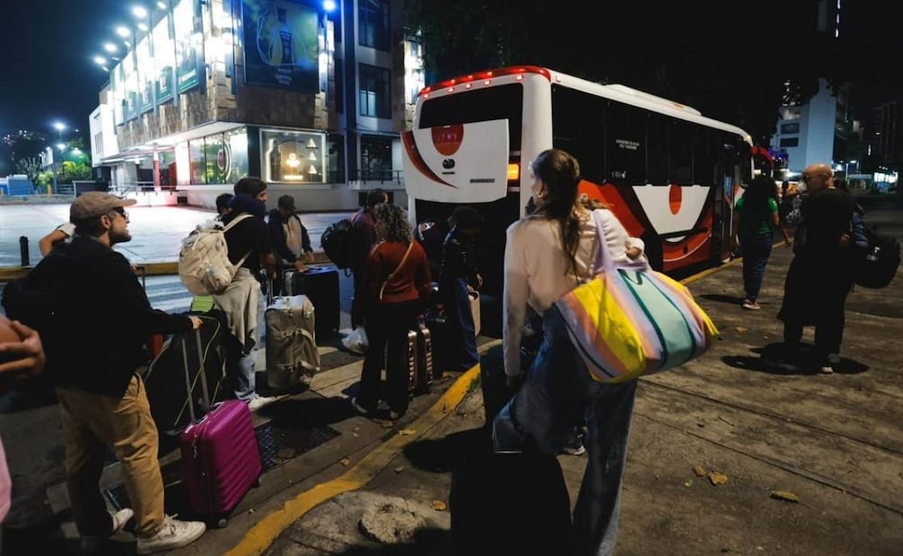 Connacionales en Venezuela repatriados a México. Foto: X @SRE_mx