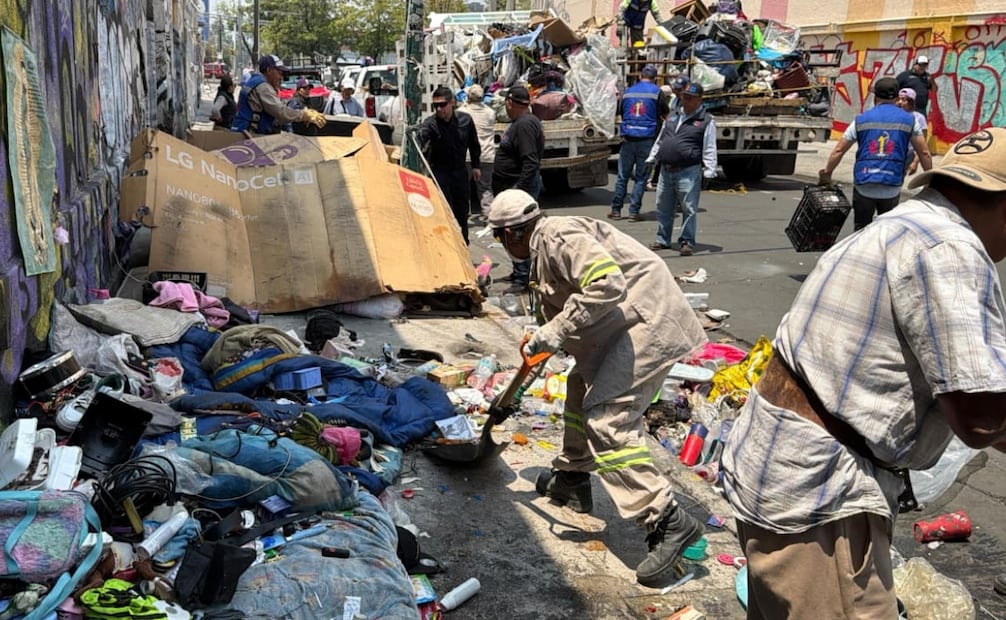 Campamentos de personas en situación de calle. Foto: especial
