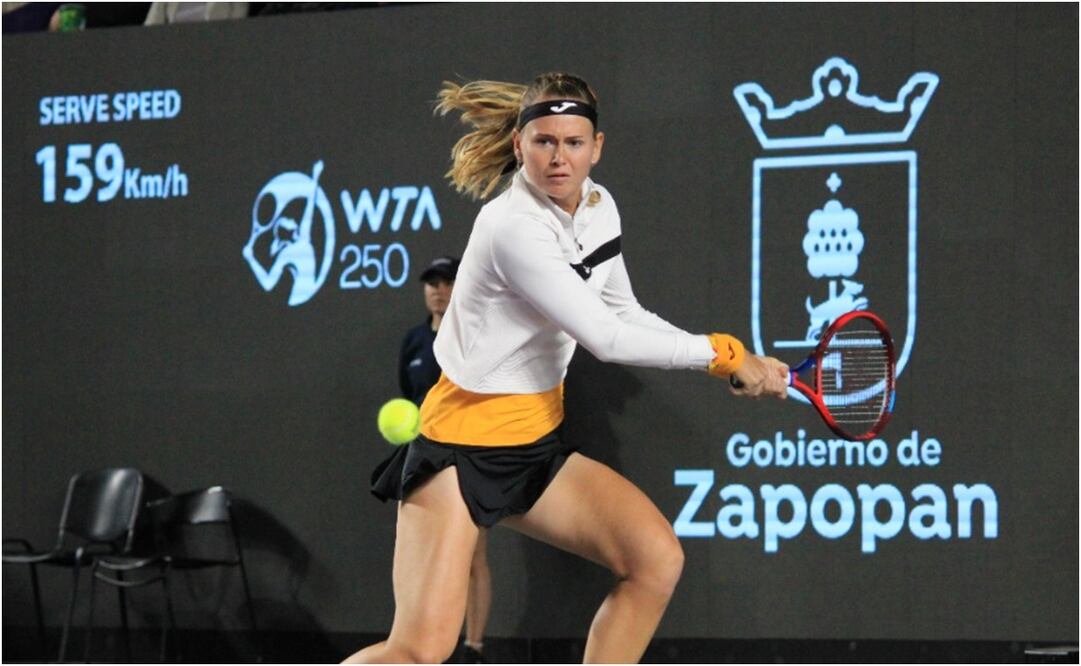 Marie Bouzkova jugará ante Stephens por el título del Abierto de Zapopan / FOTO: CORTESÍA