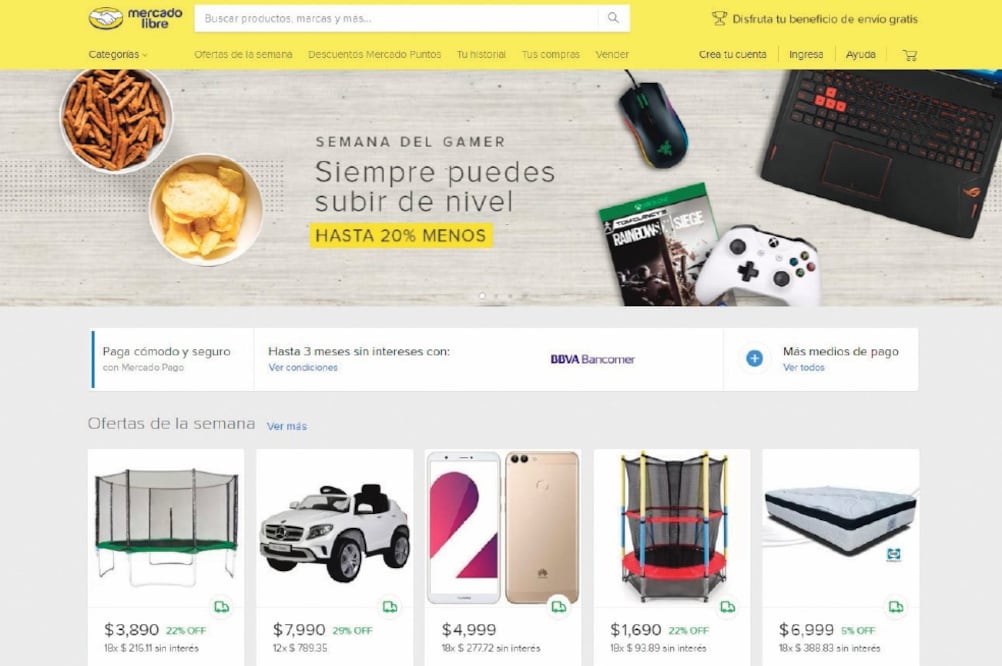 México es el tercer mercado digital de la región, con 14% de las ventas de comercio electrónico, de acuerdo con el reporte de Mercado Libre (CAPTURA DE PANTALLA)