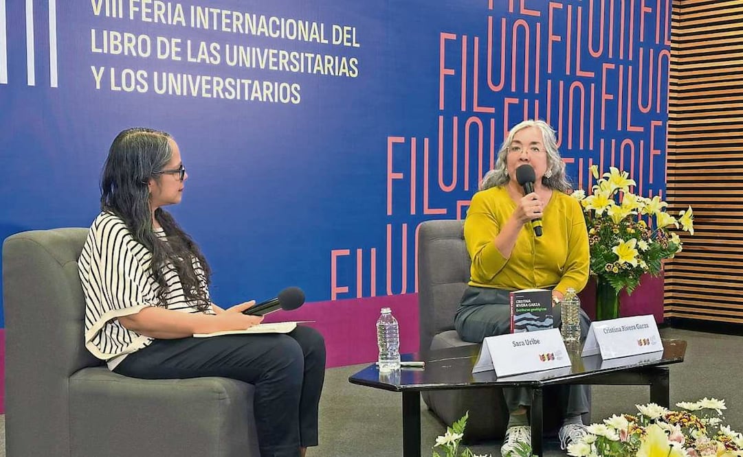 La poeta Sara Uribe le planteó preguntas sobre las condiciones de la
escritura en la actualidad a Cristina Rivera Garza