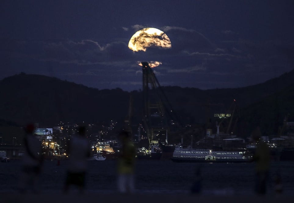 Luna azul en 2018. Foto: EFE, archivo