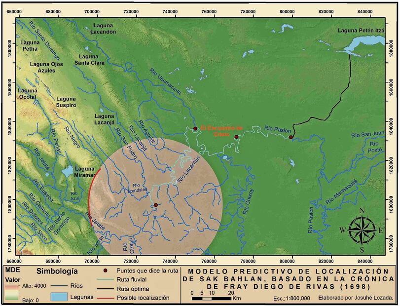Las cartas del siglo XVII en las que el fraile español Diego de Rivas describía la ruta de ida y vuelta a Sak-Bahlán fueron básicas para ubicar el sitio. Foto: Josuhé Lozada Toledo