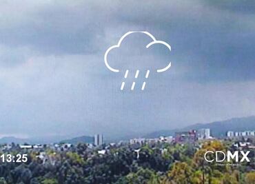 Registran lluvia ligera y moderada en diez delegaciones