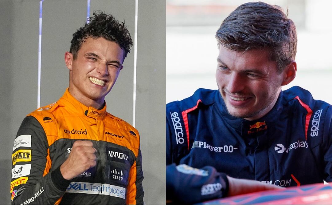 Lando Norris y Max Verstappen - Foto: Especial