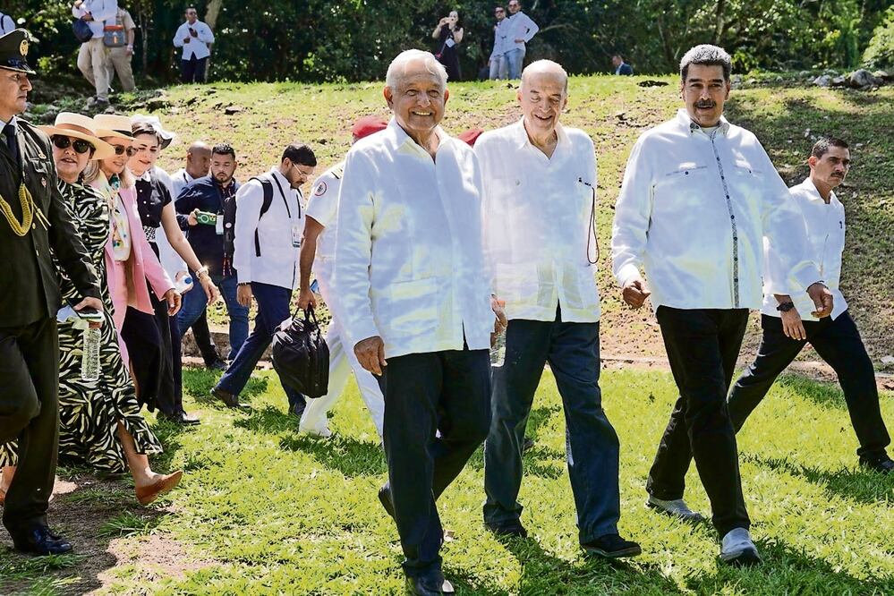 Nicolás Maduro viajó a Palenque el 22 de octubre de 2023 por invitación del entonces presidente Andrés Manuel López Obrador, para participar en una cumbre regional sobre migración. Foto: Archivo CUARTOSCURO