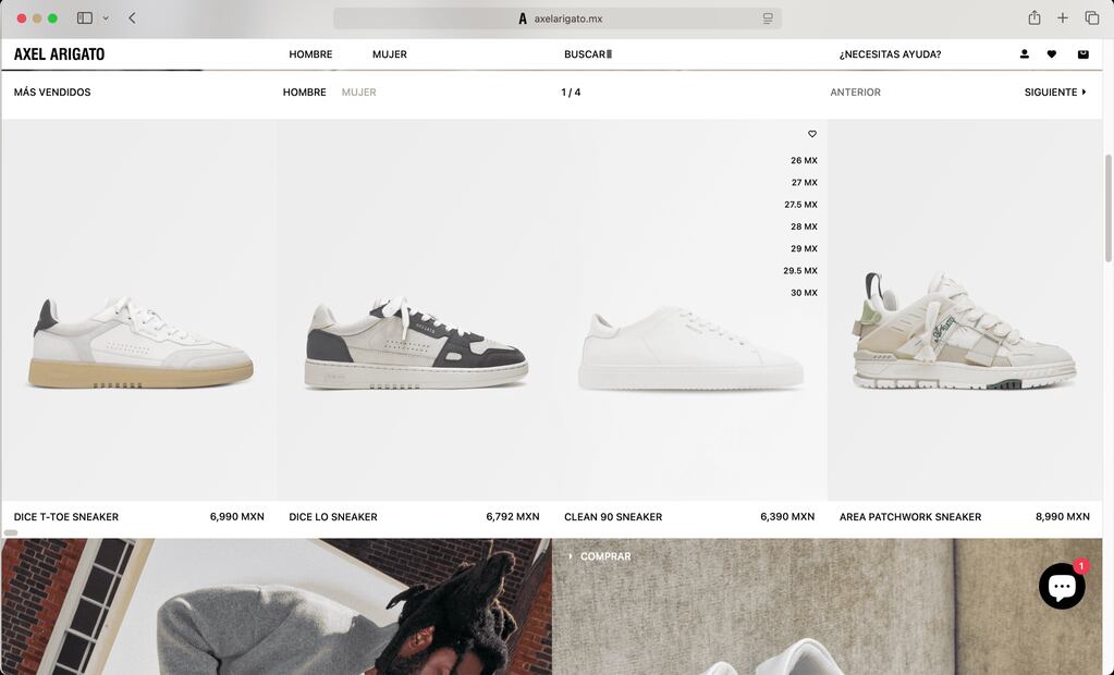 Axel Arigato celebra el lanzamiento de su e-commerce oficial en México. Foto: Especial