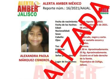 Localizan a menor desaparecida en Tlajomulco; estaba en finca con otros 4 niños