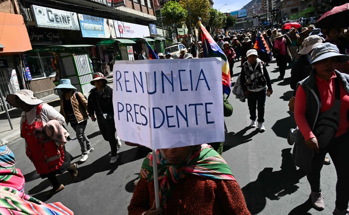 Bolivia vive desde hace más de un mes protestas de diversos sectores que reclaman por la escasez de alimentos, medicinas y combustibles