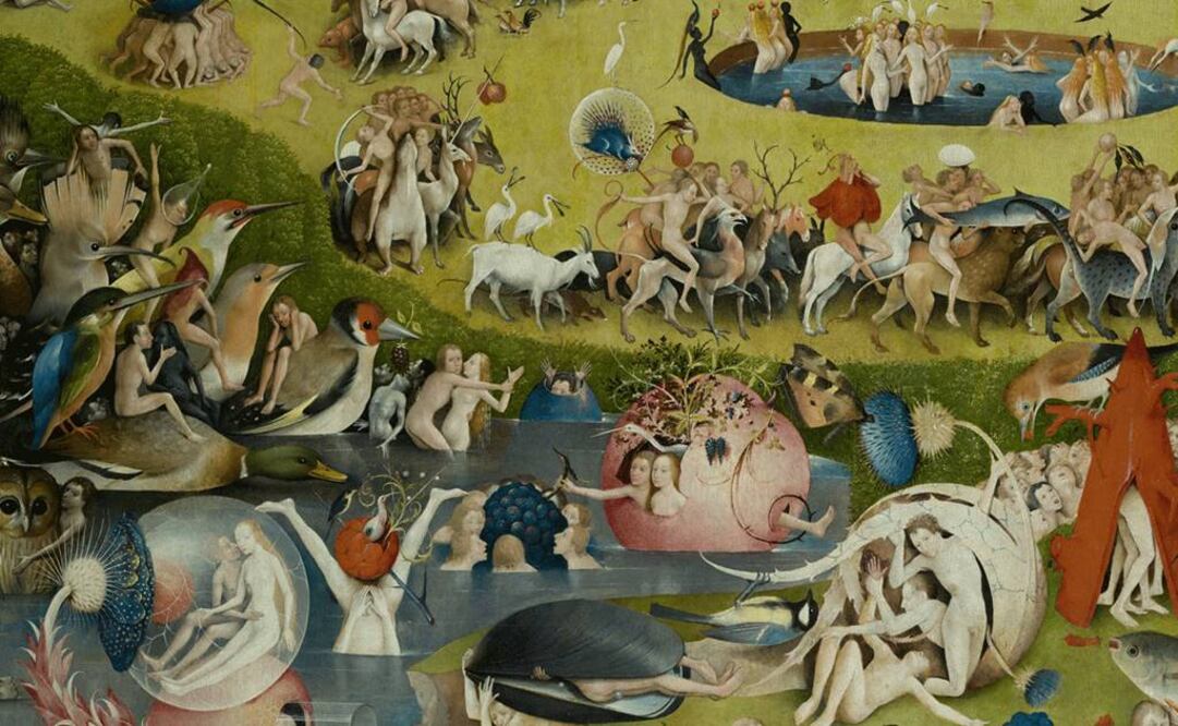 Reproducción parcial de "El jardín de las delicias", una de las obras prestadas por el Museo del Prado que viajarán a Países Bajos para la muestra "Jheronimus Bosch, visiones de un genio". (FOTO: Especial)