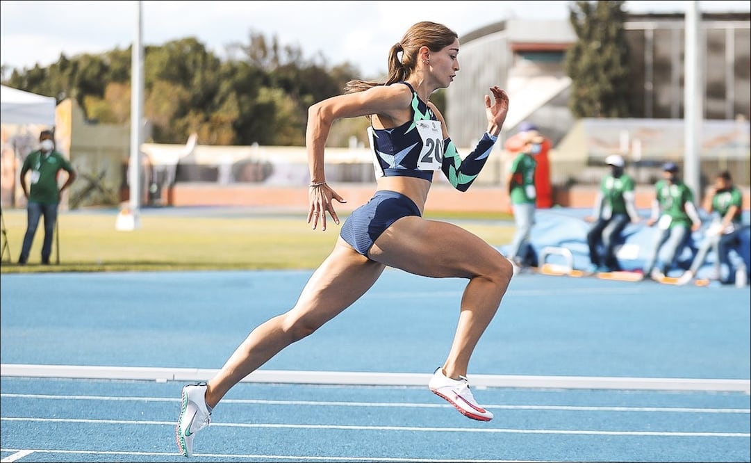 Paola Morán rompió récord nacional de atletismo que pertenecía a Ana Gabriela Guevara / FOTO: @Paolamoran9