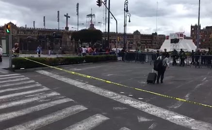Supervisa secretario particular de AMLO obras en en Zócalo previo al Grito de Independencia