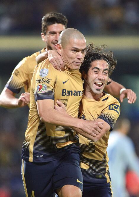 Pumas sacó una importante victoria sobre el Emelec (JAIME LÓPEZ. JAM MEDIA)