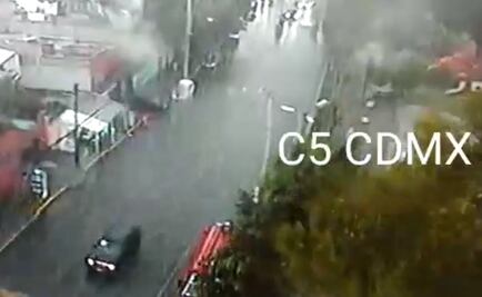 Reportan caída de lluvia moderada con granizo en 2 alcaldías; llueve en otras 8