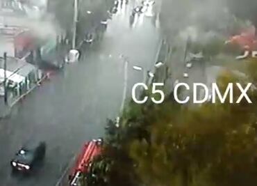 Reportan caída de lluvia moderada con granizo en 2 alcaldías; llueve en otras 8