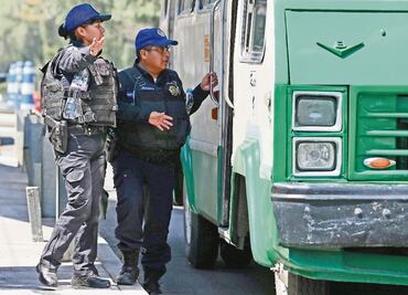 Prevén llevar a otras alcaldías operativos de policías en microbuses en la CDMX