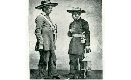 El guarda faroles de la Glorieta de los Insurgentes