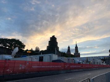 La Plaza Roja, el escenario perfecto para los sets de TV