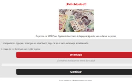 Alertan por fraude con cadena de WhatsApp con la que pueden robar tus datos 