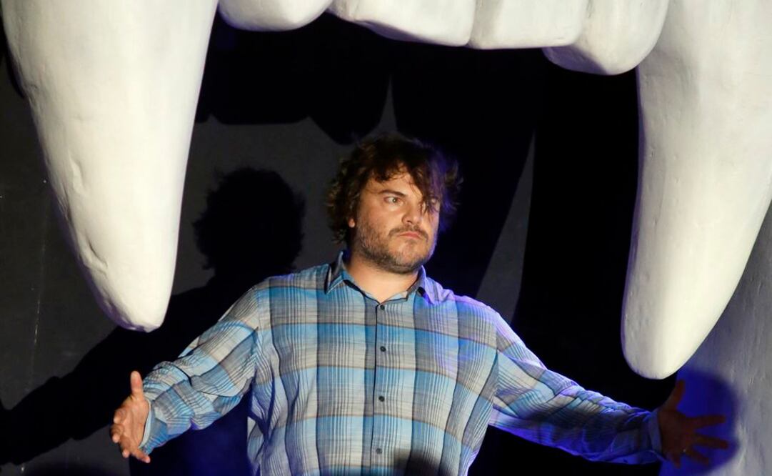Jack Black presentó Goosebumps en el Summer of Sony Cancun. FOTO: AP