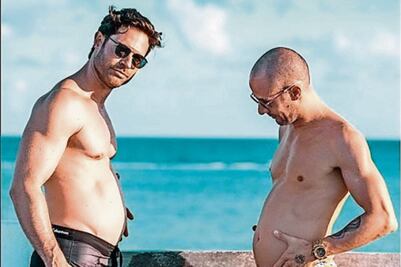 Rulli presume orgulloso su “lavadero”… con ropa