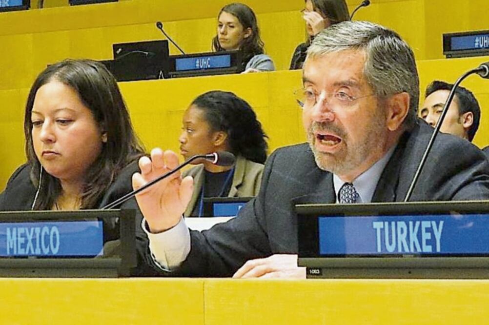 Existe un alineamiento natural entre el Plan Nacional de Desarrollo de México y la Agenda 2030, expresó el embajador Juan Ramón de la Fuente, representante permanente de México ante la ONU. Foto: ARCHIVO EL UNIVERSAL