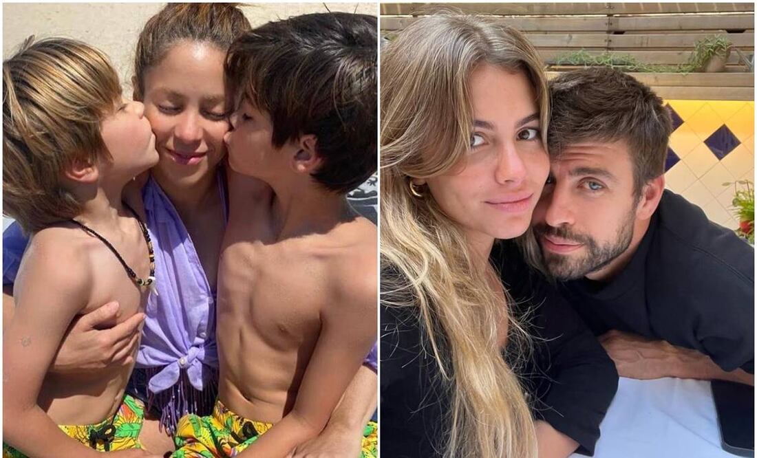 Shakira no quiere que sus hijos convivan con Clara Chía, la novia de su padre desde hace más de un año. Fotos: Instgram.