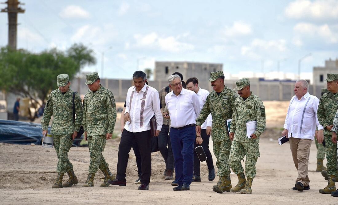 AMLO supervisa trabajos de modernización en aduanas en Tamaulipas