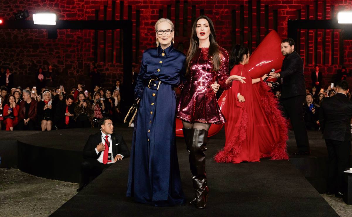 ✨ La portada de Runway brilla en México 

Meryl Streep y Anne Hathaway llegan a CDMX con adelanto exclusivo de El diablo viste a la moda 2