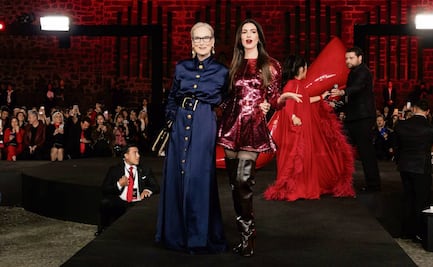 Meryl Streep y Anne Hathaway visten a México a la moda