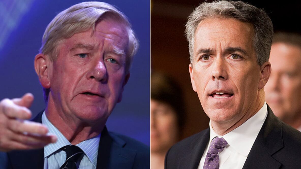 Bill Weld (izq.) y Joe Walsh se enfrentarán a Trump de cara a las elecciones de 2020 (Foto: Getty Images)