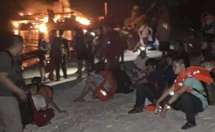 Incendio en transbordador en Filipinas deja al menos 31 muertos 