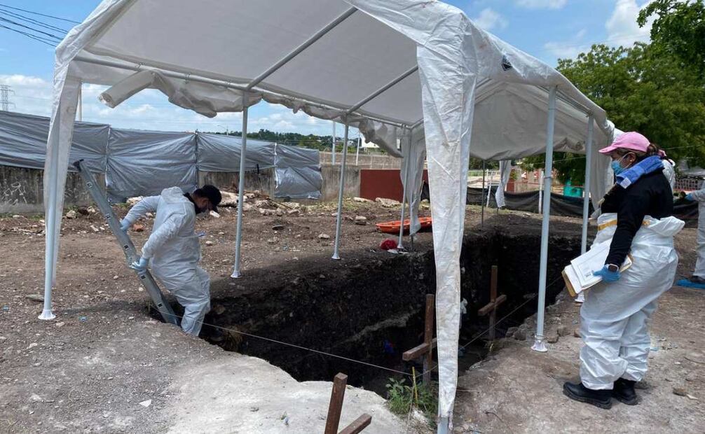 El pasado dos de agosto, se anunció que sumaban dieciséis el número de cuerpos exhumados.
Foto: Especial.