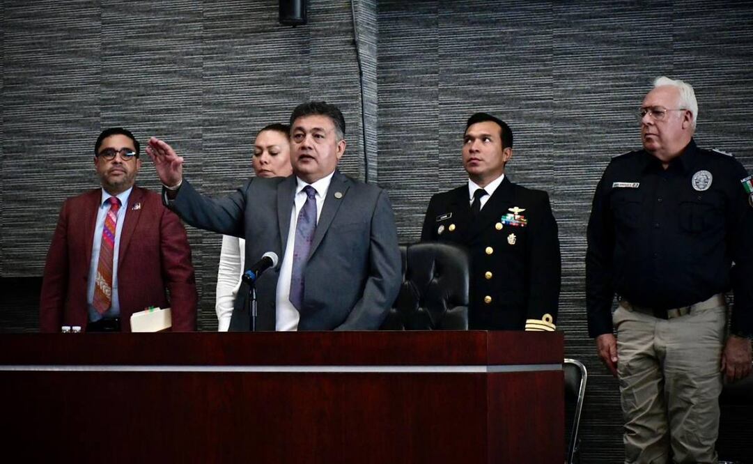 Bajan homicidios dolosos y feminicidios en Morelos, asegura secretario de Seguridad (18/09/2025). Foto: Especial