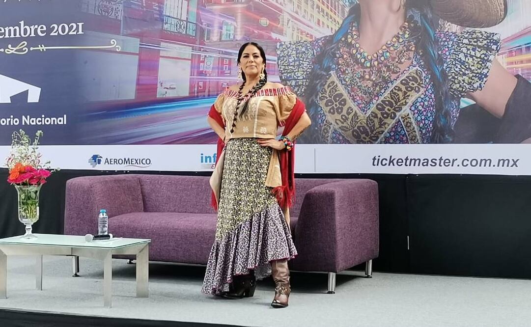 La cantante promociona su próximo concierto presencial "Tócame", que se llevará a cabo el próximo 3 de diciembre en el Auditorio Nacional. Foto: Elizabeth Escobar