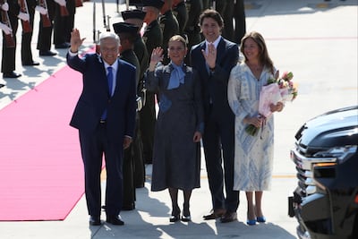 Ahora, Justin Trudeau llega a México; AMLO lo recibe en el AIFA 