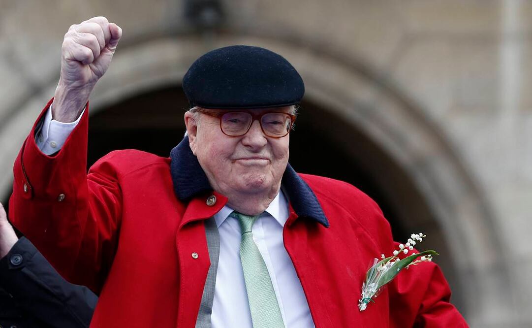Jean-Marie Le Pen, fundador del Frente Nacional (FN) en 1972, conocido por sus comentarios xenófobos y antisemitas. Foto: Thibault Camus/AP