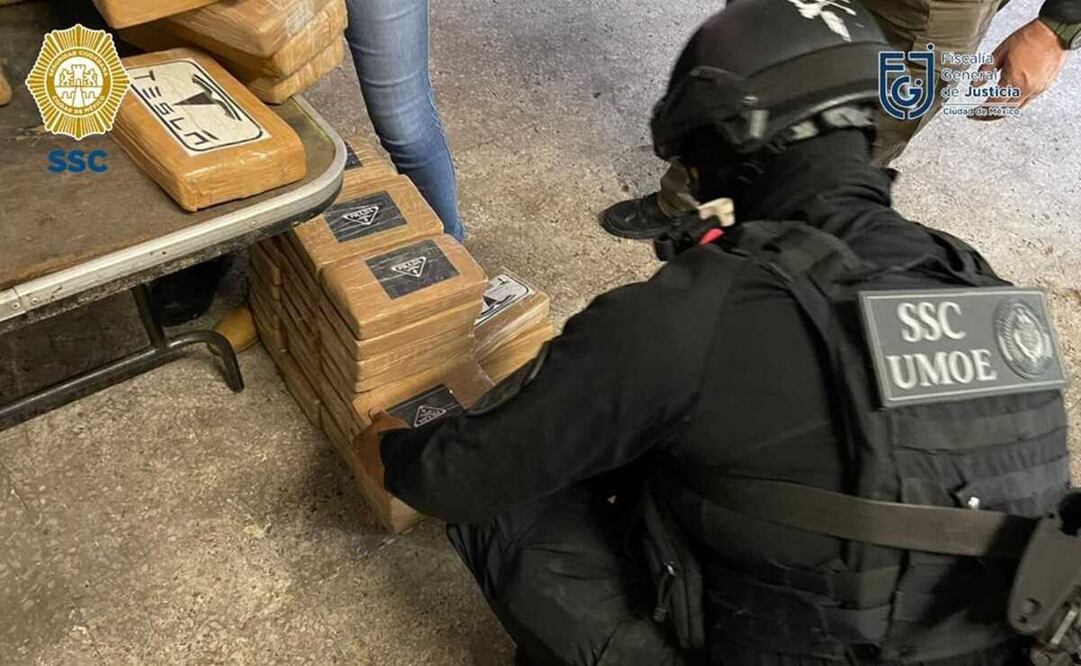 Los logotipos, utilizados como distintivos, se unen a los usados en otros cargamentos, también decomisados por la Secretaría de Seguridad Ciudadana. Foto: SSC 