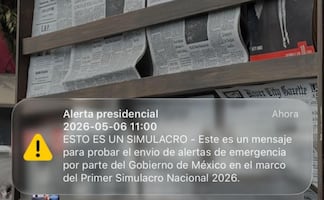 Primer Simulacro Nacional 2026: "Alerta Presidencial" y "Alerta Máxima"; este fue el mensaje que llegó a los celulares