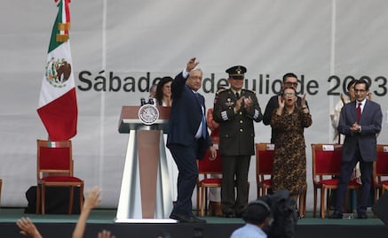 Aumento de Pensión del Bienestar del 25% a partir de enero, anuncia AMLO en el Zócalo