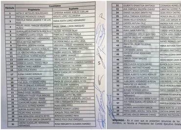 PRD presenta lista de 60 aspirantes a la Asamblea Constituyente