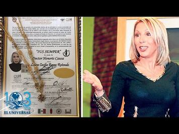 Otorgan doctorado Honoris Causa a Laura Bozzo; se deslinda Congreso de CDMX