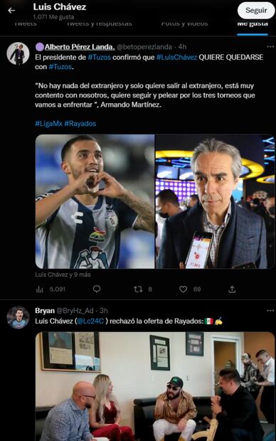 Luis Chávez rechazó a Rayados; su futuro está en Pachuca o Europa