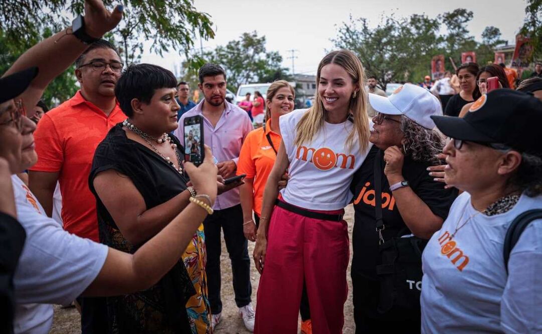 Mariana Rodríguez candidata de Movimiento Ciudadano por la alcaldía de Monterrey. Foto: Especial