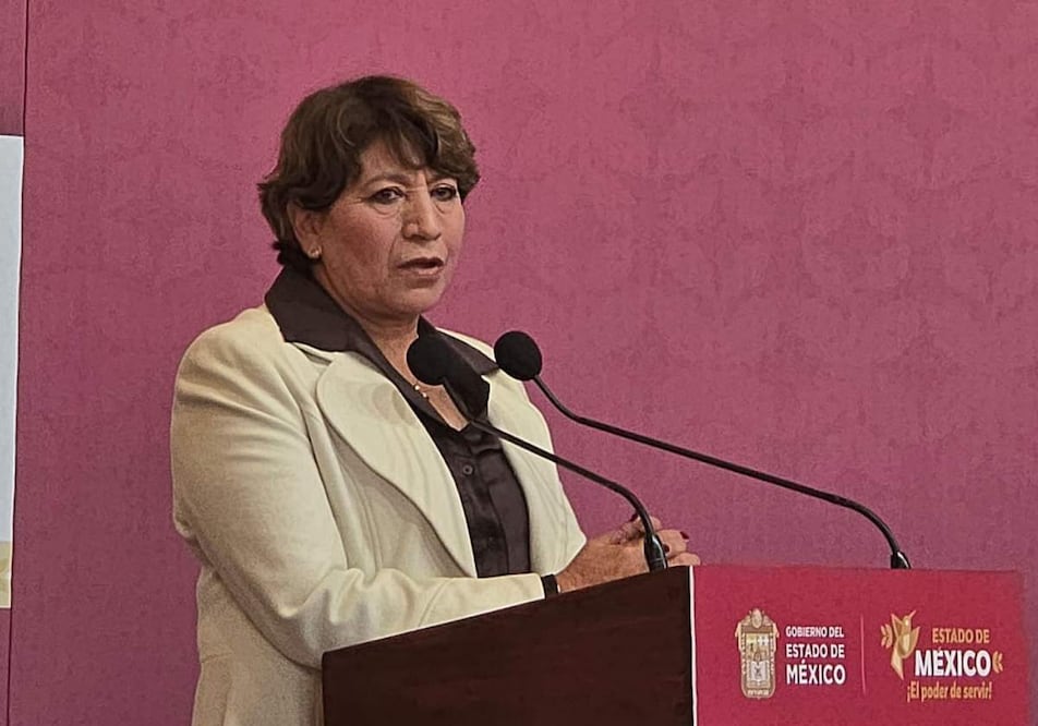 La gobernadora del Estado de México, Delfina Gómez Álvarez, informó que la presencia de basura sigue siendo la principal problemática en la temporada de lluvias. Foto: Especial