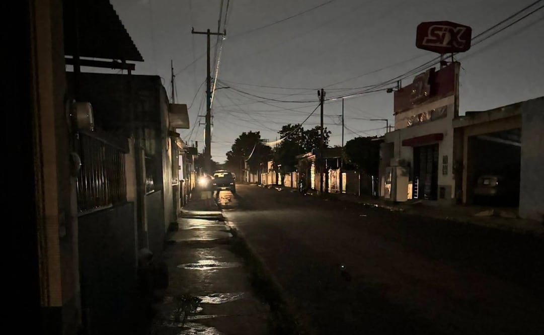 Se registra nuevo apagón en colonias del norte de Mérida. Foto: Especial