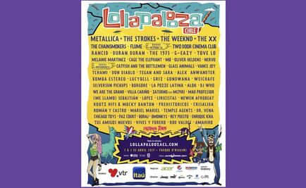 Metallica y The Strokes encabezan Lollapalooza 2017