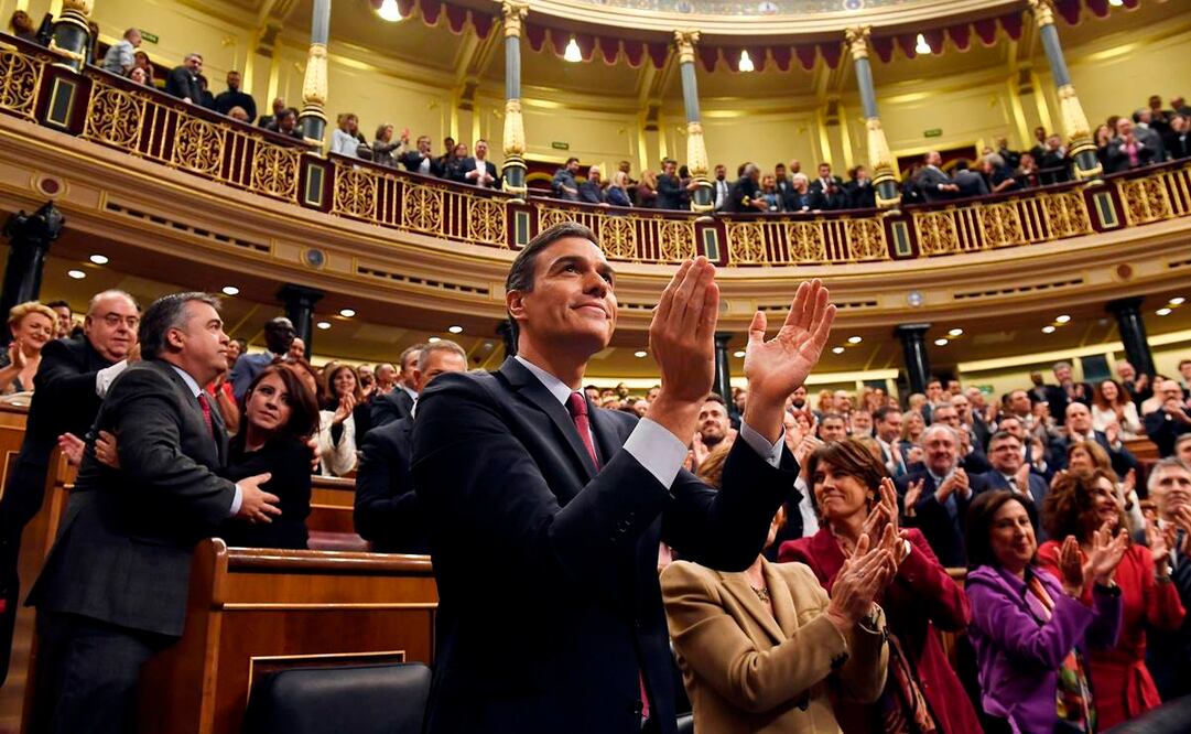 Pedro Sánchez ha formado una mayoría con el apoyo de la formación izquierdista Unidas Podemos (UP) (Foto: AFP)