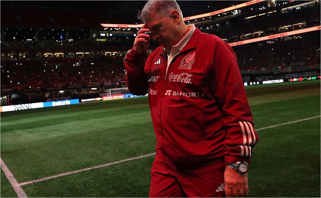 Gerardo Martino en la derrota de México frente a Paraguay / Foto: AFP
