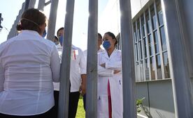 Protestan por falta de insumos en hospital